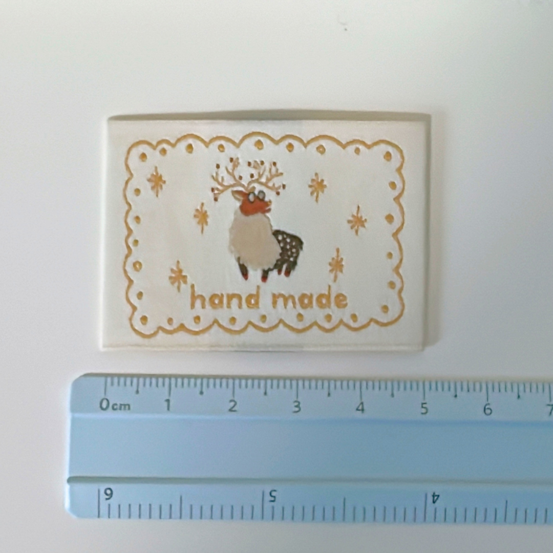 ハンドメイドタグ noel reindeer tag タグ TG026 商品画像4
