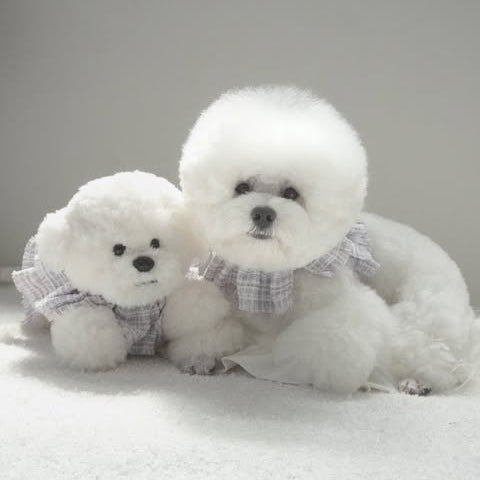 韓国生地 pastel tweed purple ツイード TW002 商品画像1