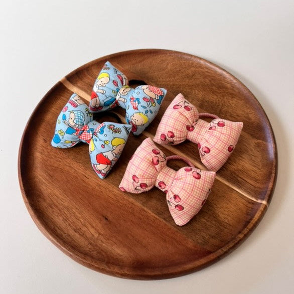 韓国生地 antique cherry check コットン チェック チェリー CO004 商品画像1