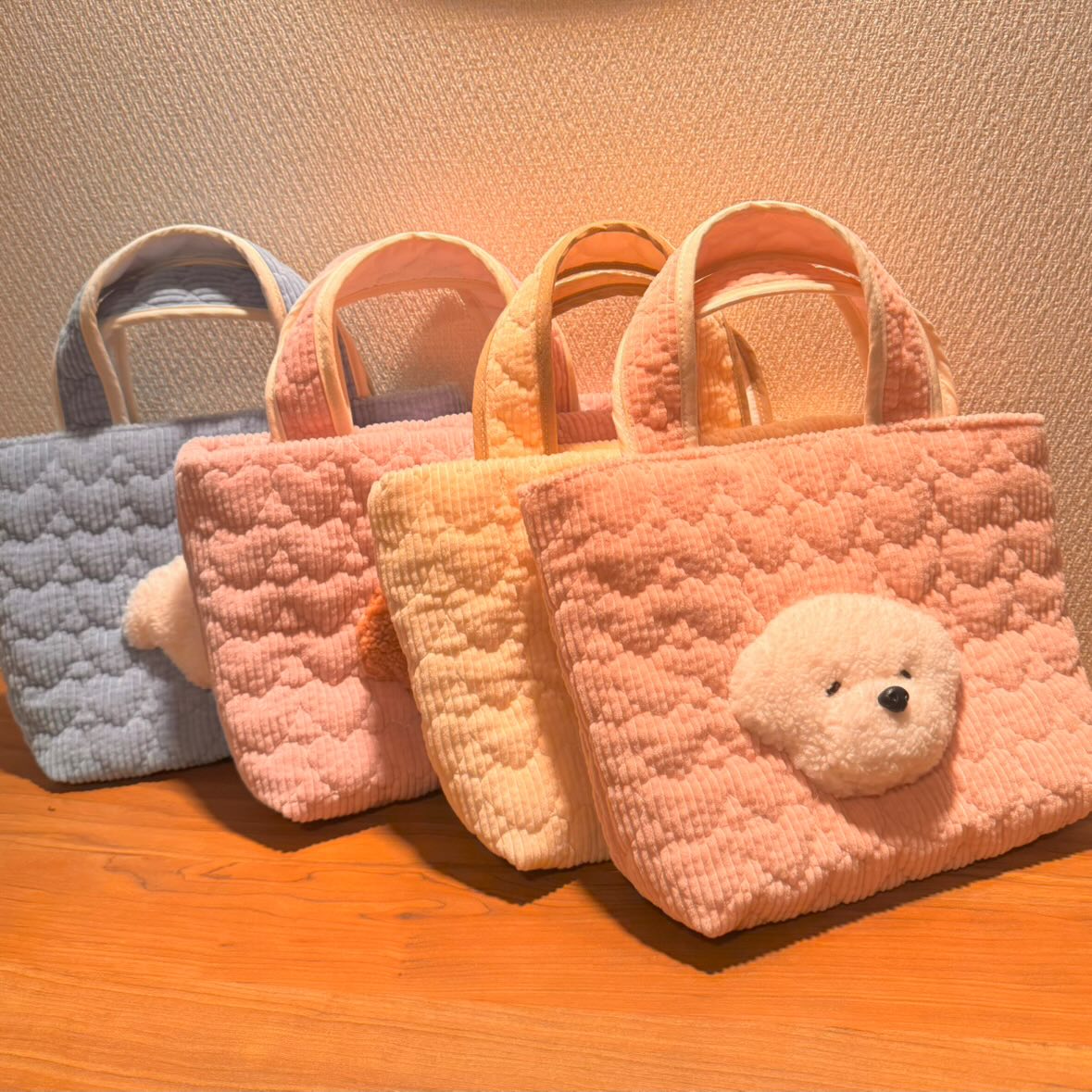 韓国生地 bubble quilting corduroy コーデュロイ キルティング QU023 商品画像1