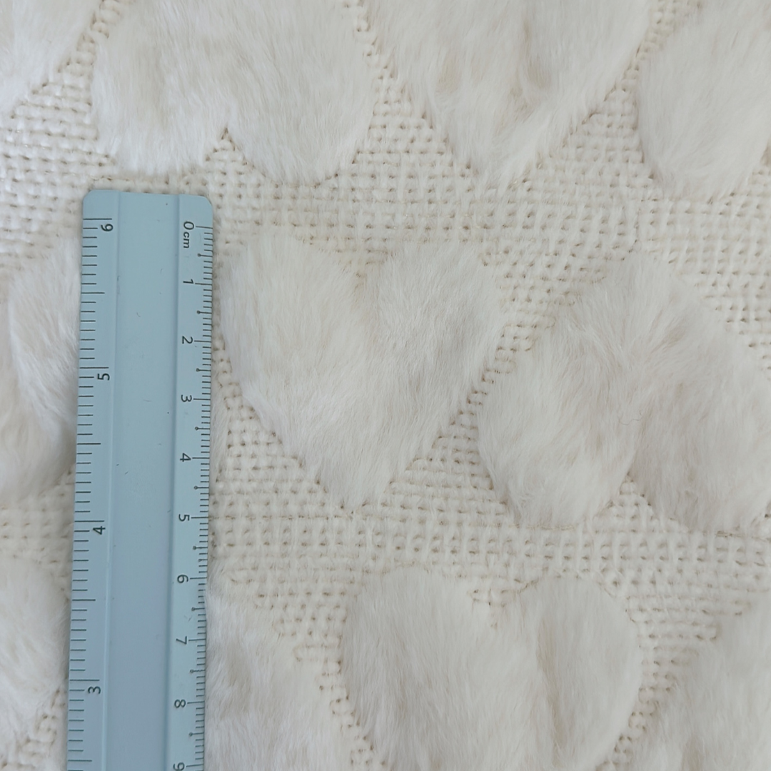 韓国生地 marshmallow heart ハート ファー PO012 商品画像8