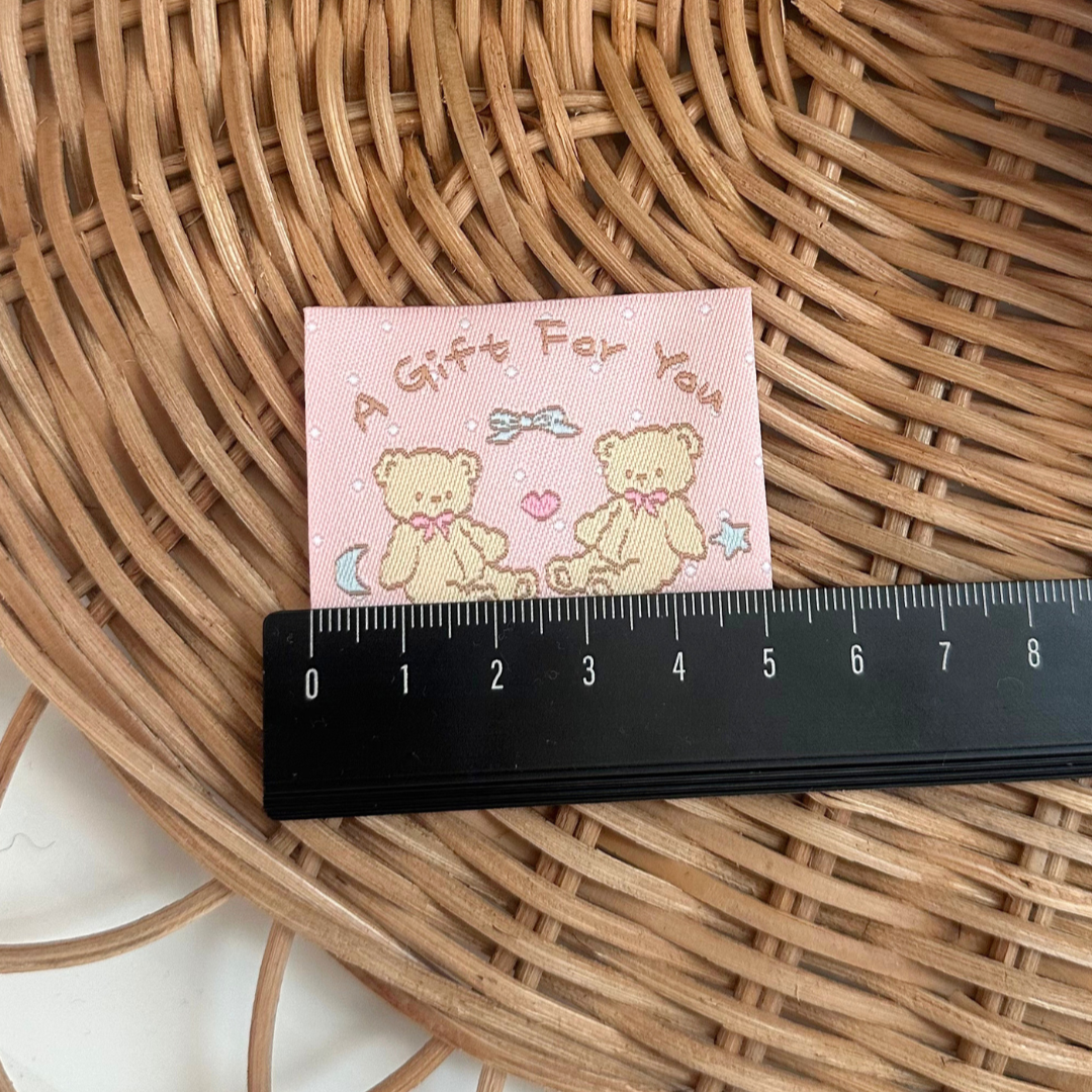 ハンドメイドタグ CUTE bear TAG くまさん タグ TG005 商品画像4