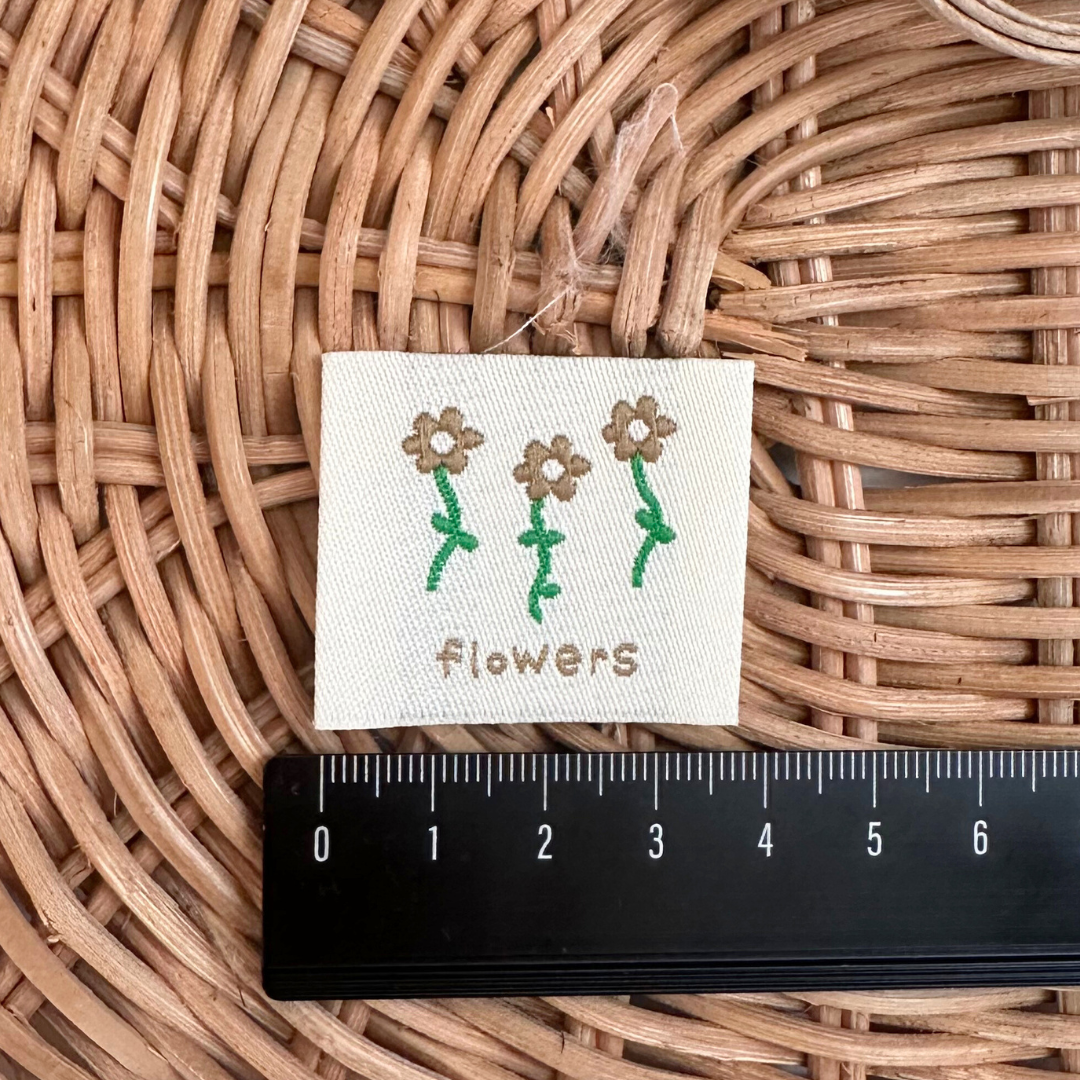 ハンドメイドタグ flower TAG フラワー タグ TG007 商品画像4