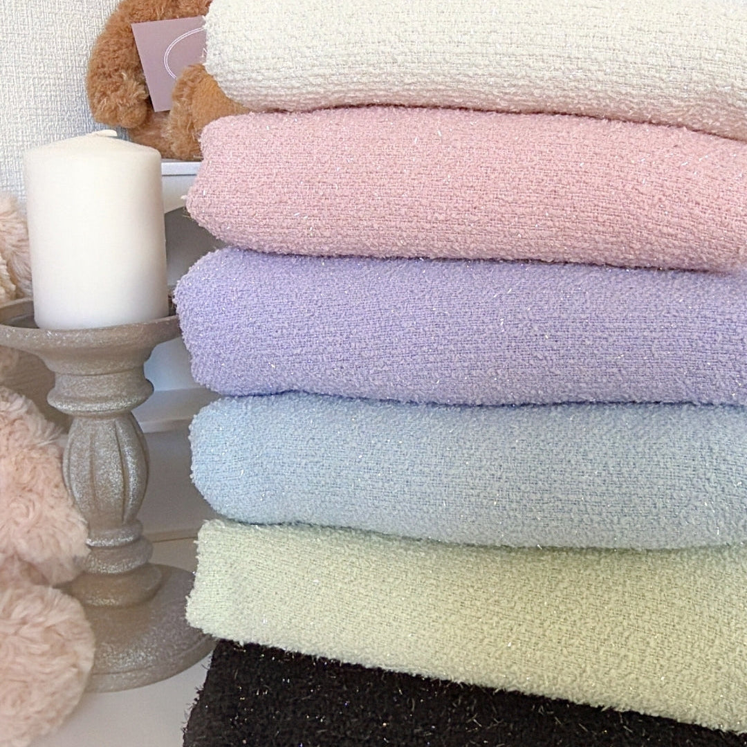 【即納】twinkle soft fabric / ポリエステル / ラメ［PO015］