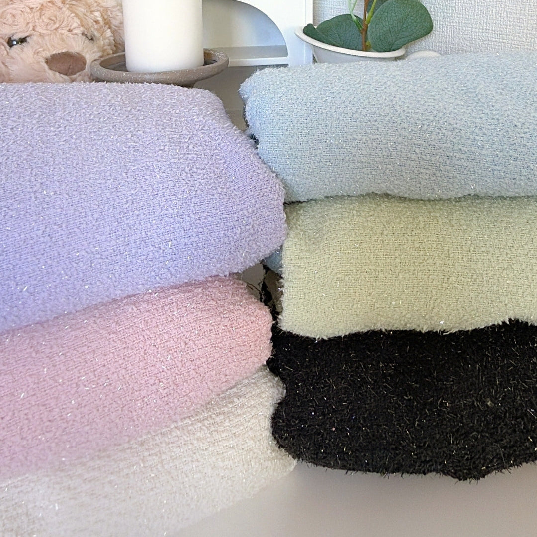 【即納】twinkle soft fabric / ポリエステル / ラメ［PO015］