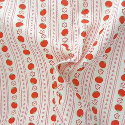 【即納】retro kitchen twill / ツイル / ケーキ / トマト / コットン［CO086］