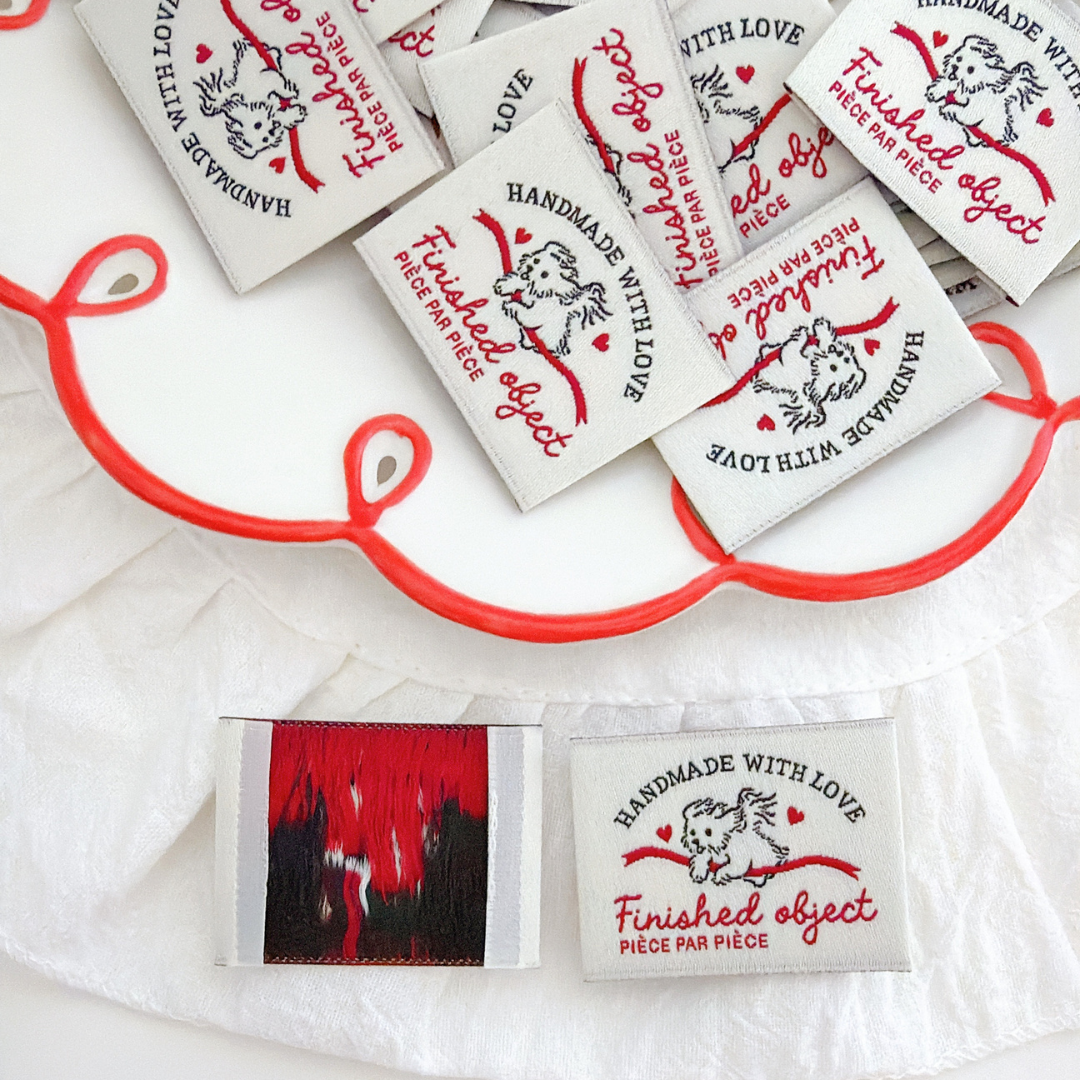 【新作即納】【Pièce par pièce】puppy ribbon TAG / タグ［TG040］