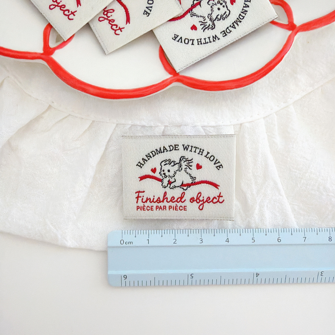 【新作即納】【Pièce par pièce】puppy ribbon TAG / タグ［TG040］