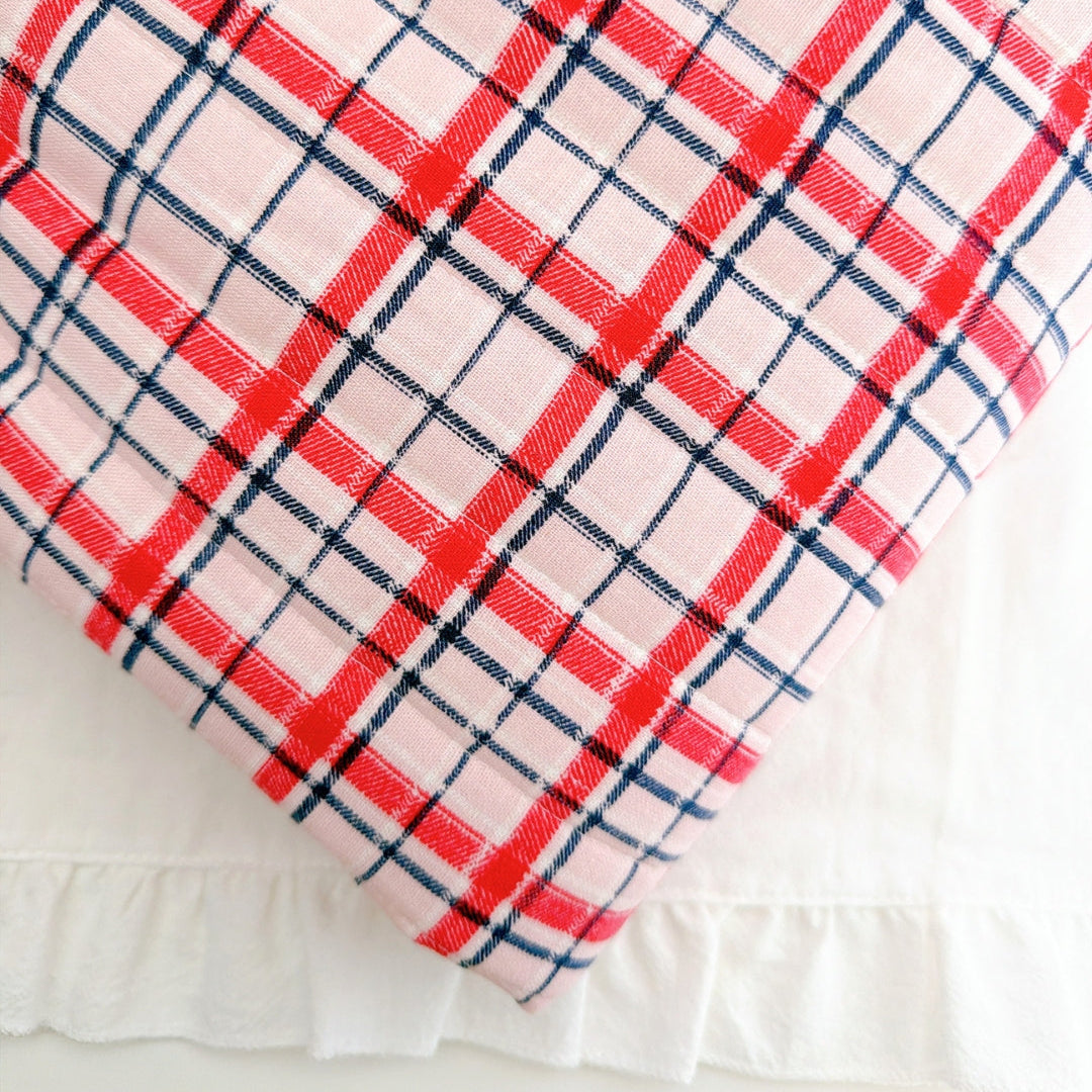 【即納】dreamy check quilting / チェック / cotton / キルティング［QU042］