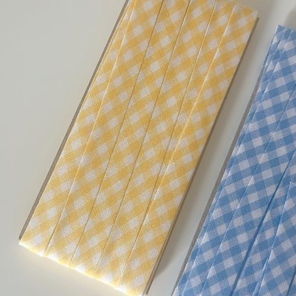 【即納】gingham check biastape［OT002］