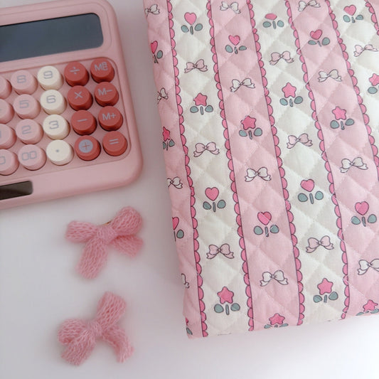 【即納】tulip ribbon quilting / リボン / フラワー / キルティング［QU034］