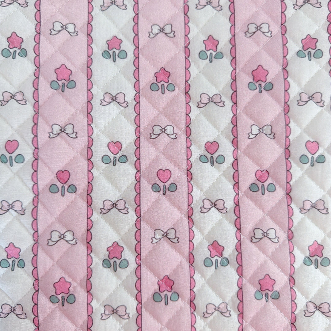 【即納】tulip ribbon quilting / リボン / フラワー / キルティング［QU034］