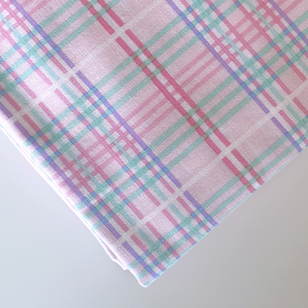【即納】candy pop check / パステル  / チェック / コットン［CO039］