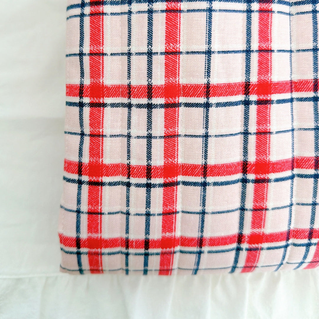 【即納】dreamy check quilting / チェック / cotton / キルティング［QU042］