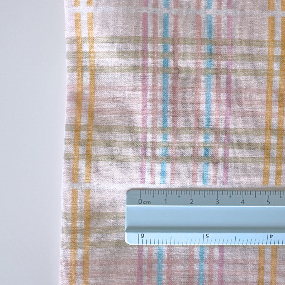 【即納】candy pop check / パステル  / チェック / コットン［CO039］