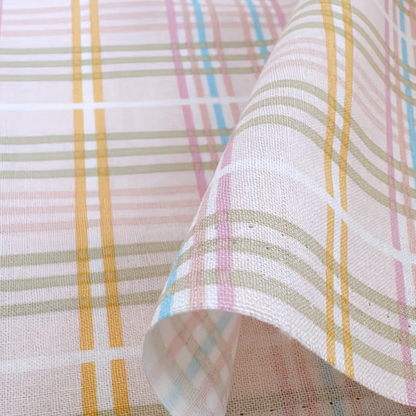 【即納】candy pop check / パステル  / チェック / コットン［CO039］