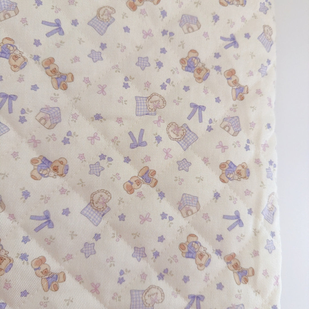 【即納】teddybear dream quilting / くまさん / リボン / コットン / キルティング［QU037］