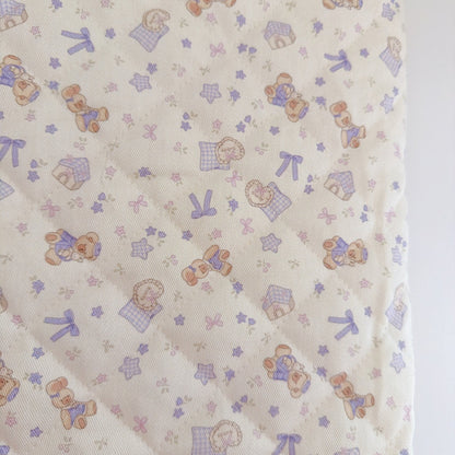 【即納】teddybear dream quilting / くまさん / リボン / コットン / キルティング［QU037］