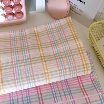 【即納】candy pop check / パステル  / チェック / コットン［CO039］