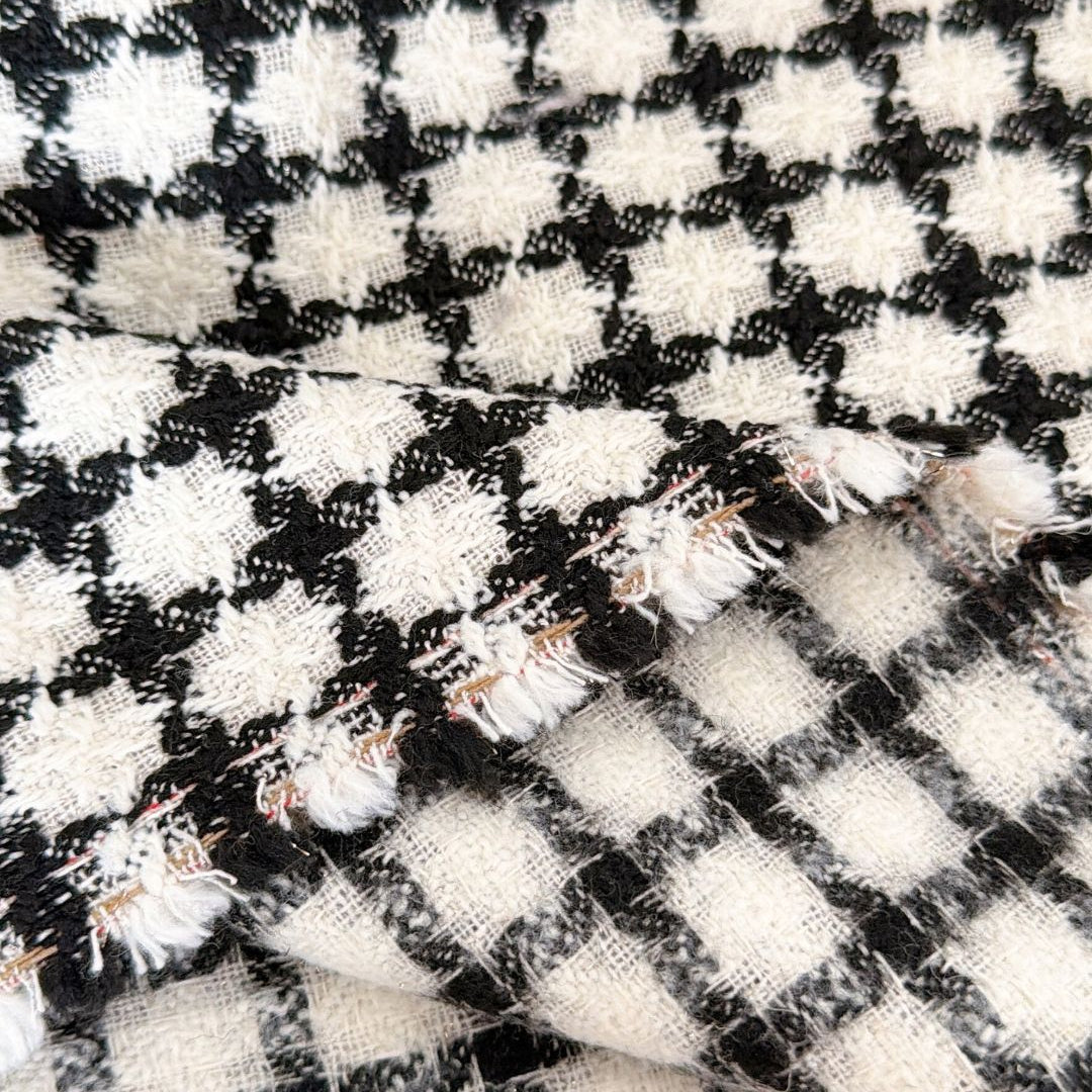 【即納】creamy weave tweed  / ツイード［TW008］