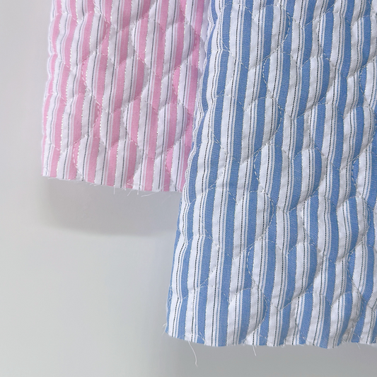 【即納】glitter stripe heart quilting / ストライプ  / ハート / キルティング［QU020］