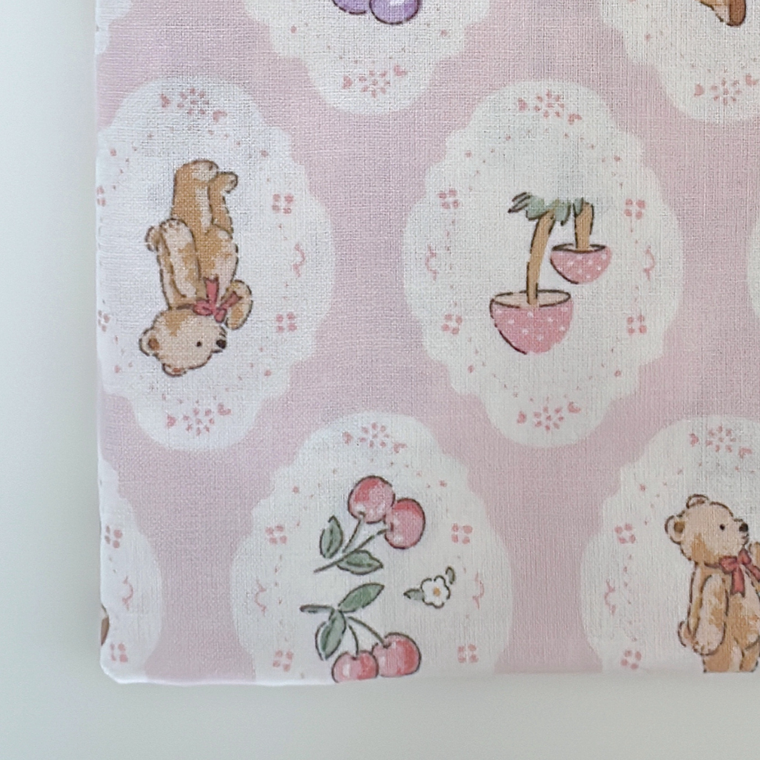 【即納】teddy bear garden / くま / パステル / コットン［CO040］