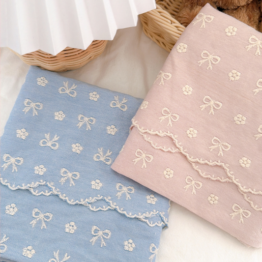 【即納】petit fleur ribbon embroidery / 刺繍 / コットン / フラワー / リボン［EM012］