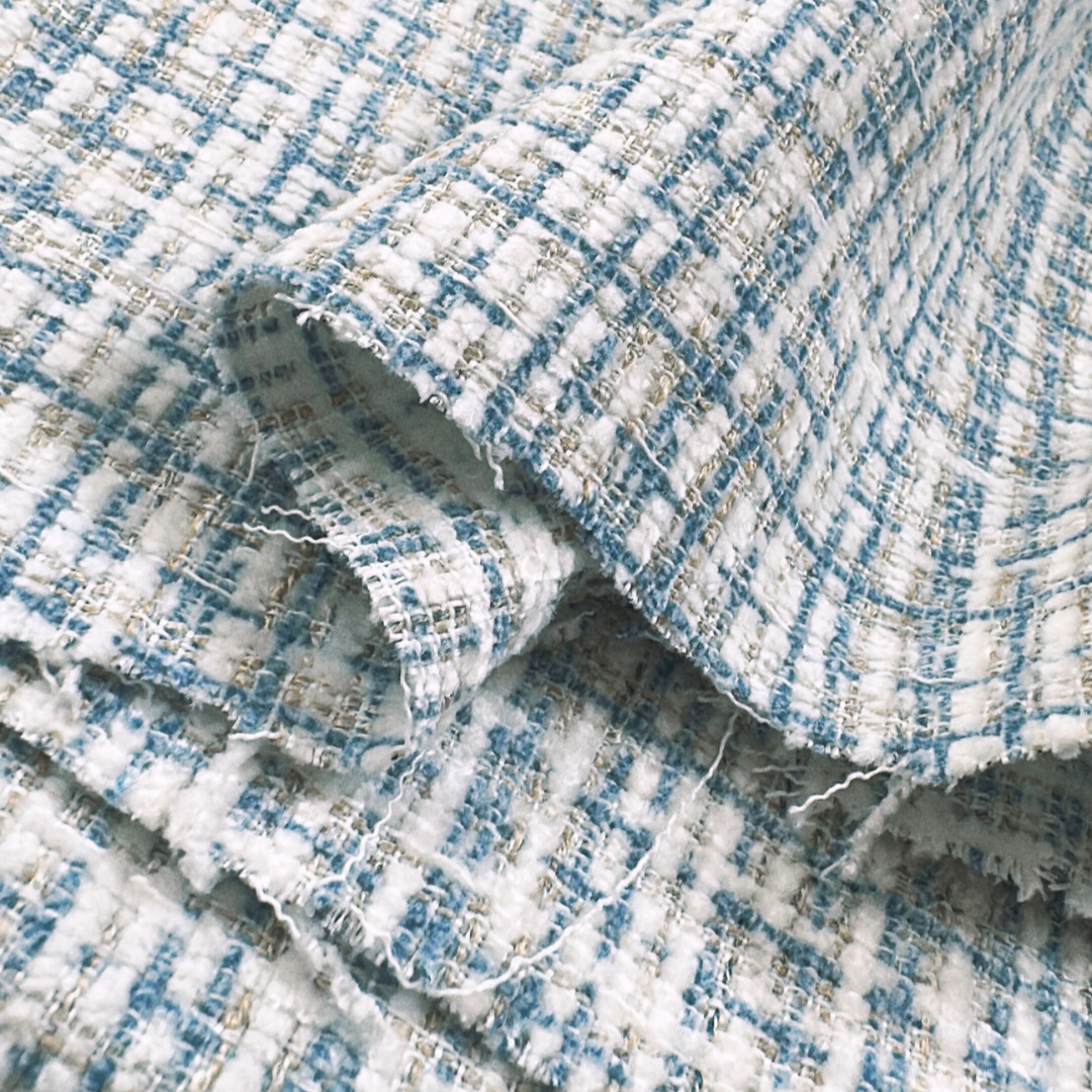 【即納】blue tweed  / ツイード［TW005］