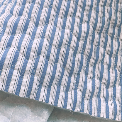 【即納】glitter stripe heart quilting / ストライプ  / ハート / キルティング［QU020］