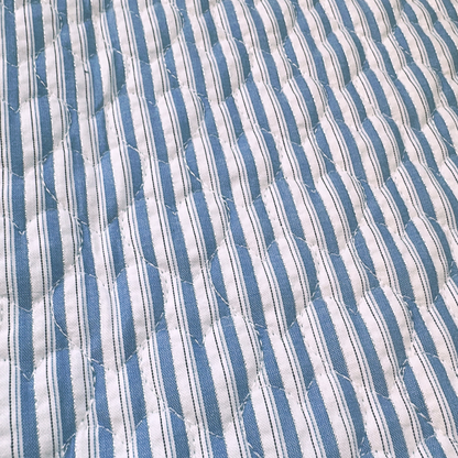 【即納】glitter stripe heart quilting / ストライプ  / ハート / キルティング［QU020］