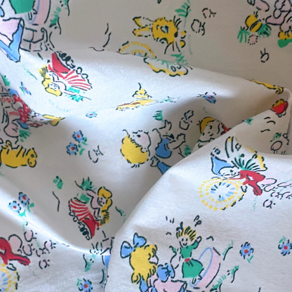 【即納】Little Fairy Tale / イラスト / 妖精 / キルティング / コットン［QU026］