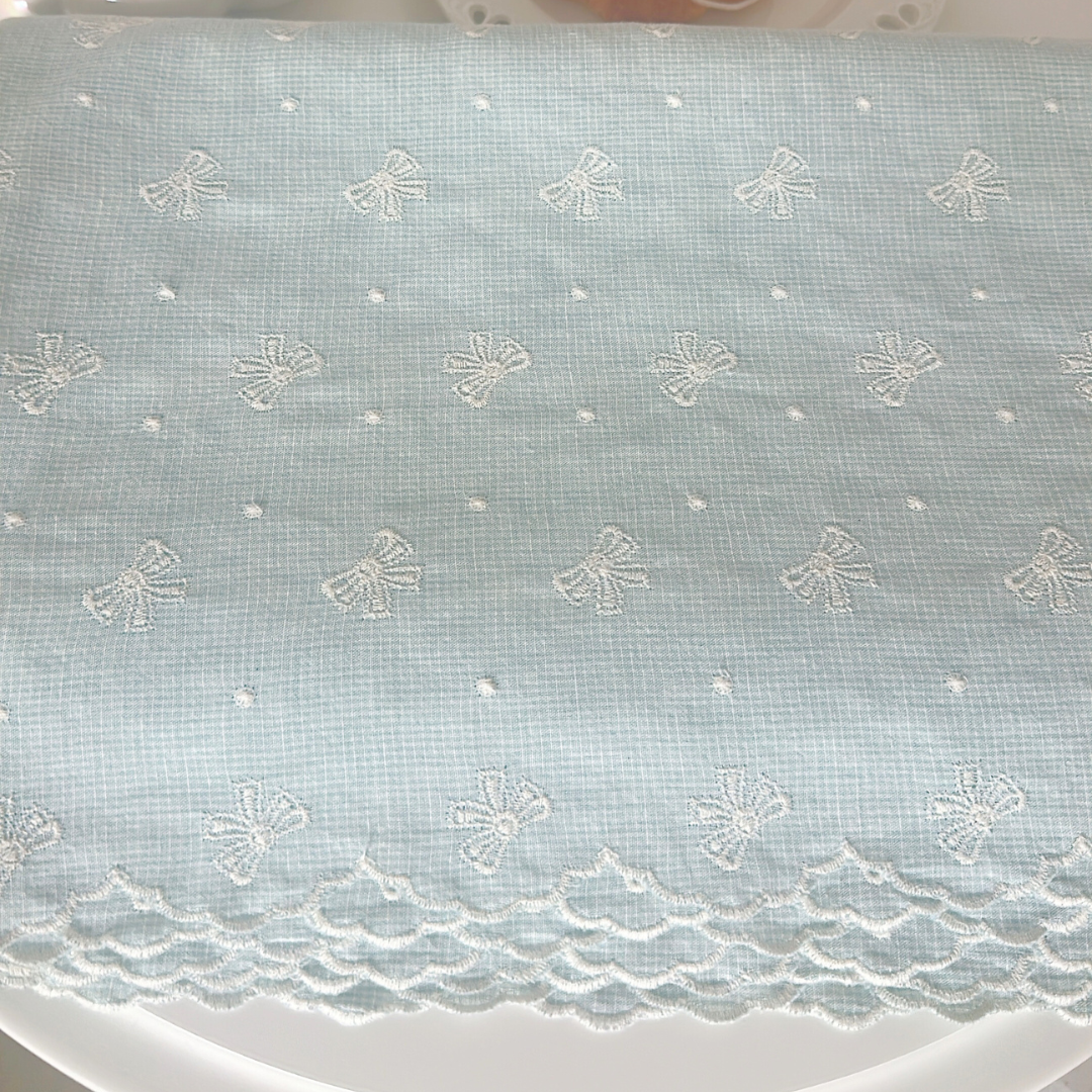 【お取り寄せ】candy ribbon embroidery  / 刺繍 / コットン / リボン［EM005］