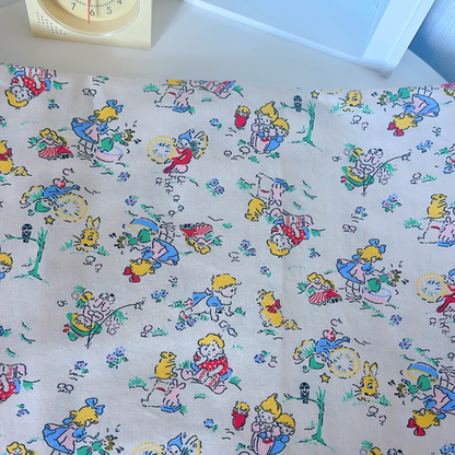 【即納】Little Fairy Tale / イラスト / 妖精 / キルティング / コットン［QU026］