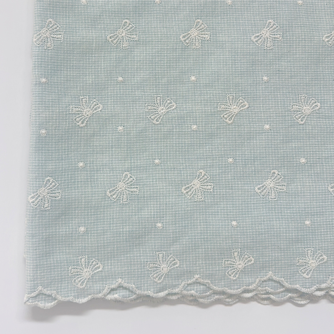 【お取り寄せ】candy ribbon embroidery  / 刺繍 / コットン / リボン［EM005］