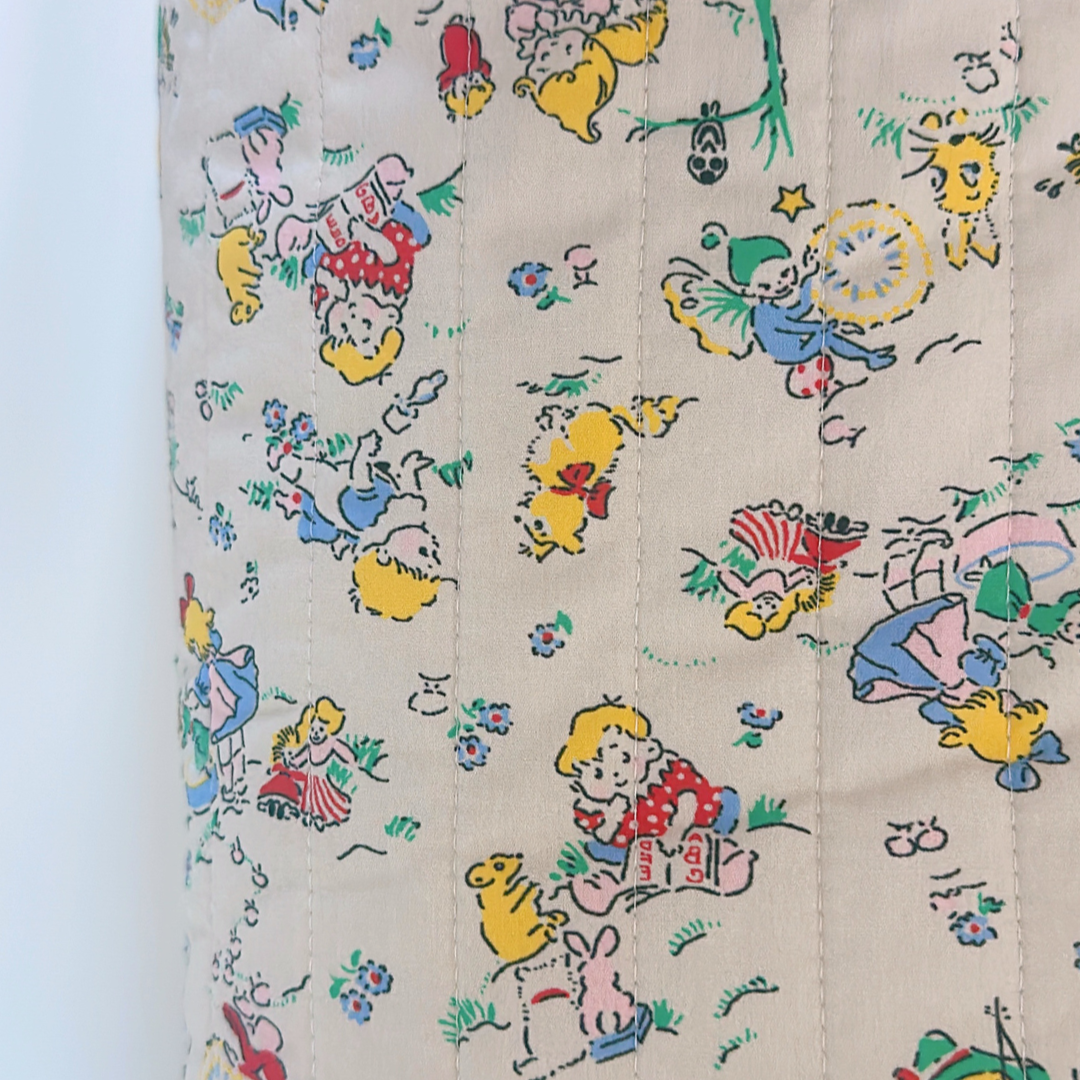 【即納】Little Fairy Tale / イラスト / 妖精 / キルティング / コットン［QU026］