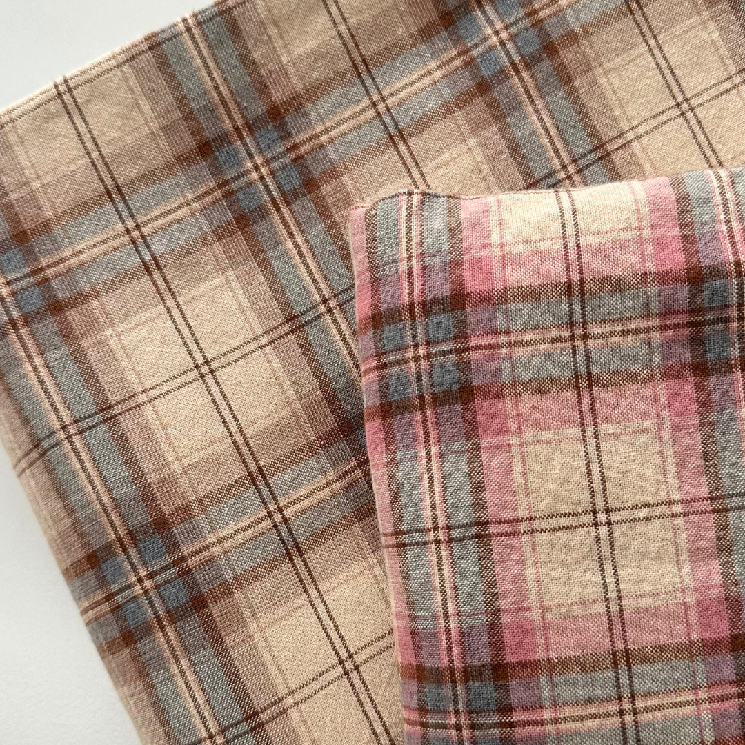 【即納】latté check / コットン / チェック［CO001］