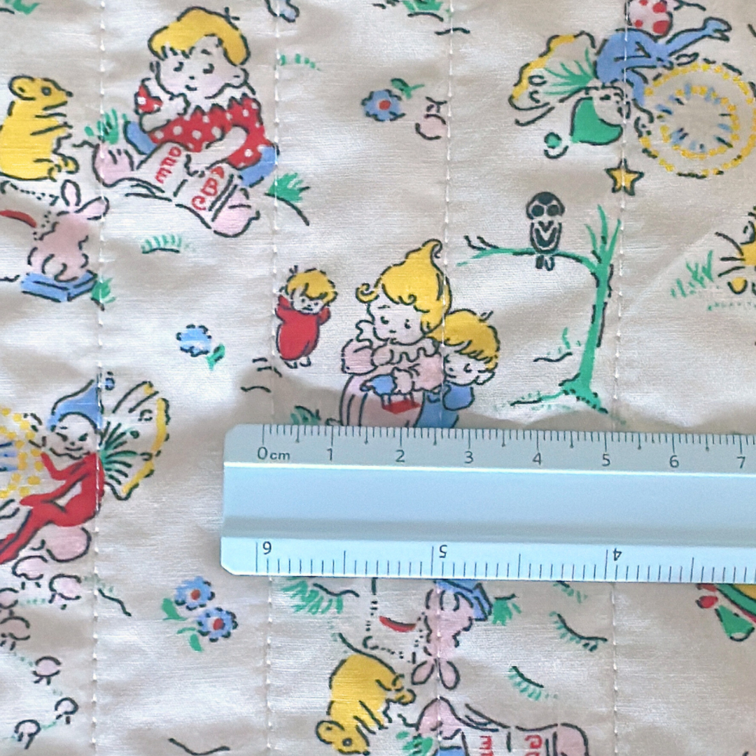 【即納】Little Fairy Tale / イラスト / 妖精 / キルティング / コットン［QU026］