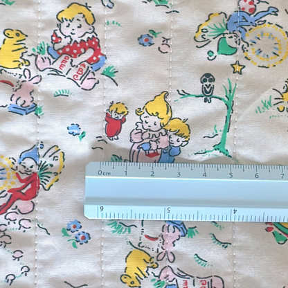【即納】Little Fairy Tale / イラスト / 妖精 / キルティング / コットン［QU026］