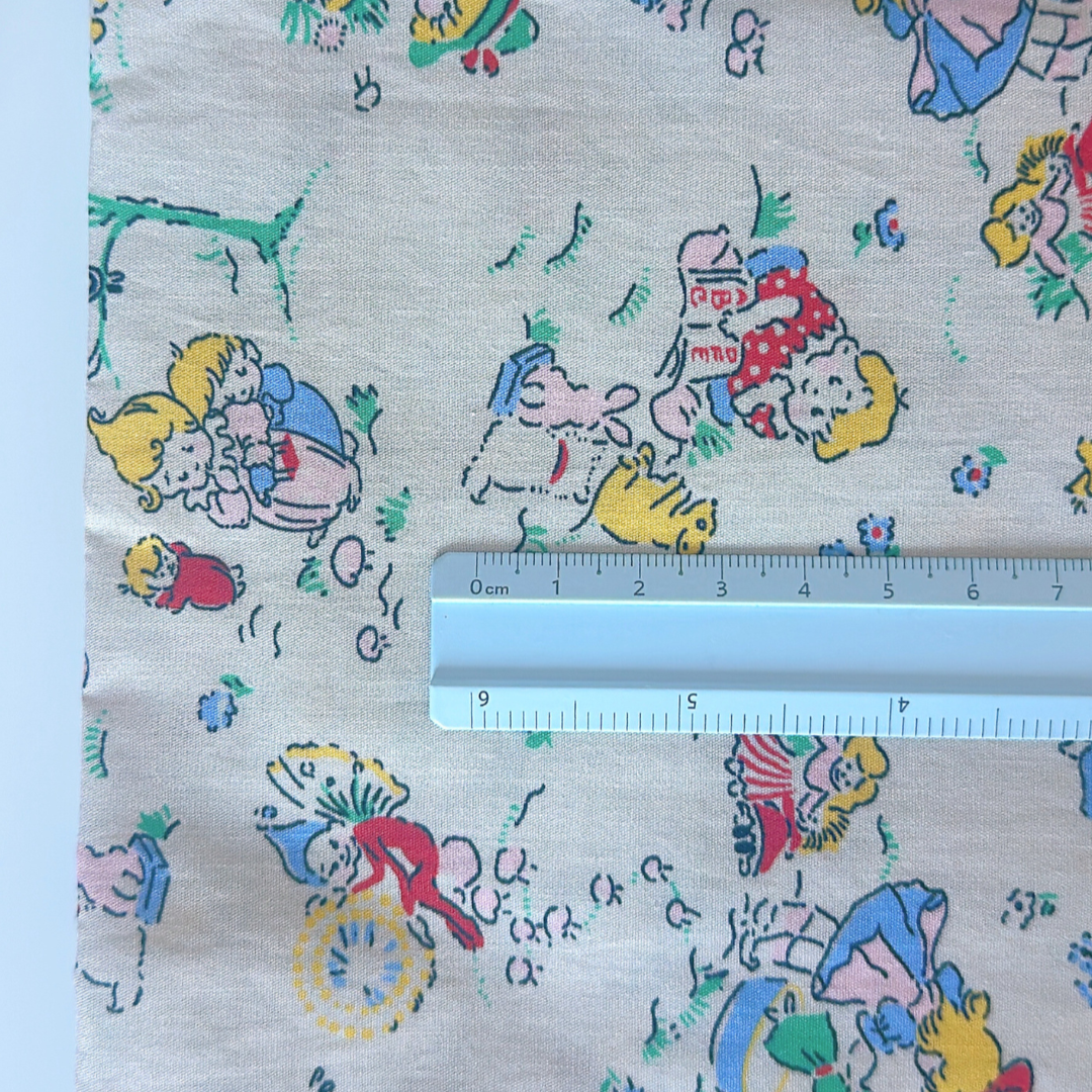 【即納】Little Fairy Tale / イラスト / 妖精 / キルティング / コットン［QU026］