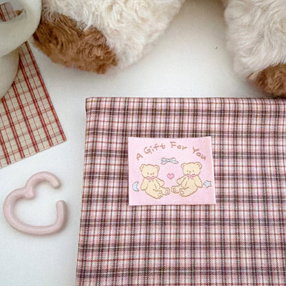 【即納】korea cafe check / コットン / チェック［CO058］