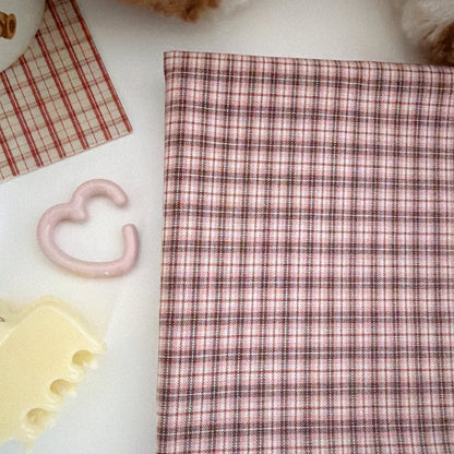 【即納】korea cafe check / コットン / チェック［CO058］