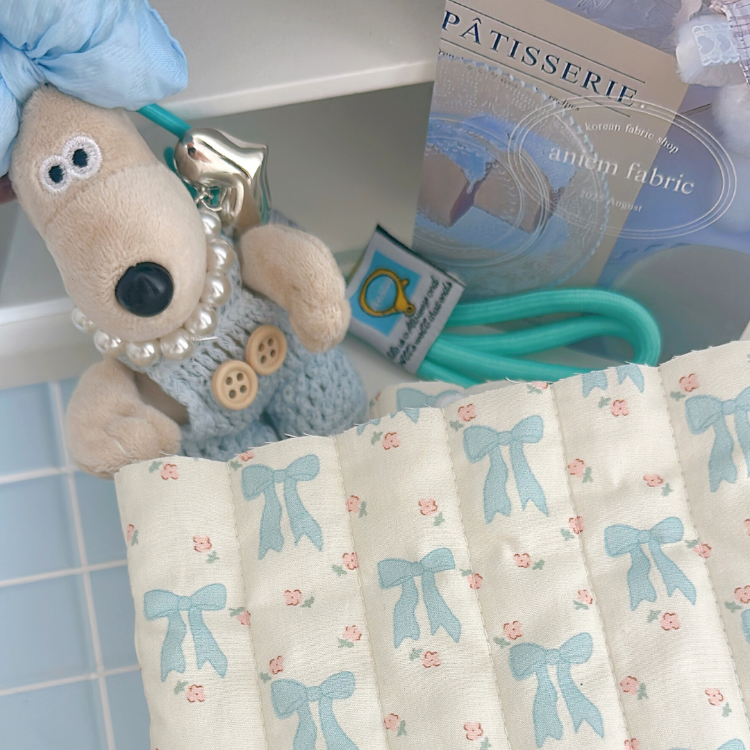 【即納】blue ribbon quilting / リボン / フラワー / キルティング［QU024］