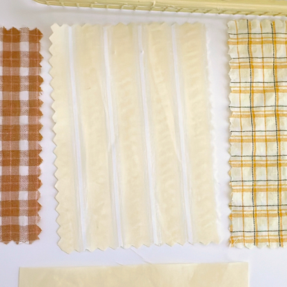 【🥨新作即納/予約🥨】butter mood series / チェック / イエロー［CO052］