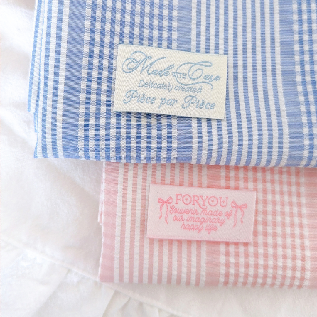 【即納】daily check & stripe / チェック / ストライプ / ポリエステル［PO026］