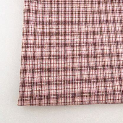 【即納】korea cafe check / コットン / チェック［CO058］