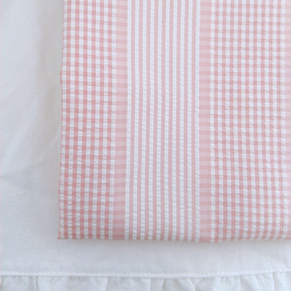 【即納】daily check & stripe / チェック / ストライプ / ポリエステル［PO026］