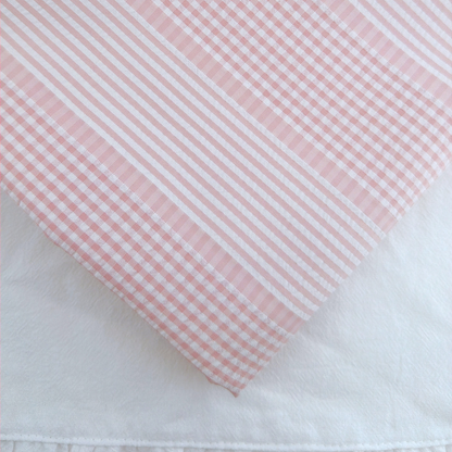 【即納】daily check & stripe / チェック / ストライプ / ポリエステル［PO026］