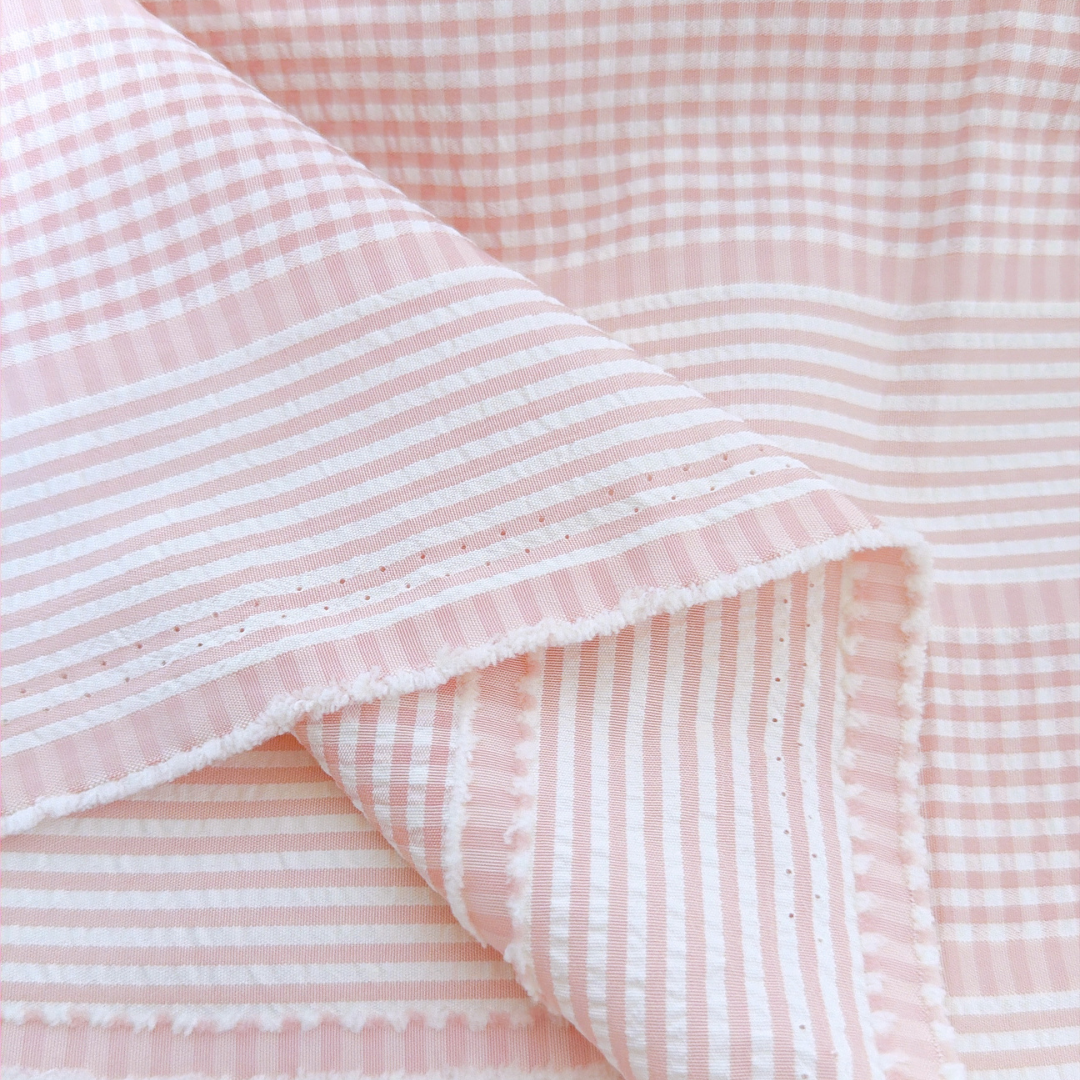 【即納】daily check & stripe / チェック / ストライプ / ポリエステル［PO026］