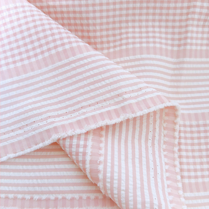 【即納】daily check & stripe / チェック / ストライプ / ポリエステル［PO026］