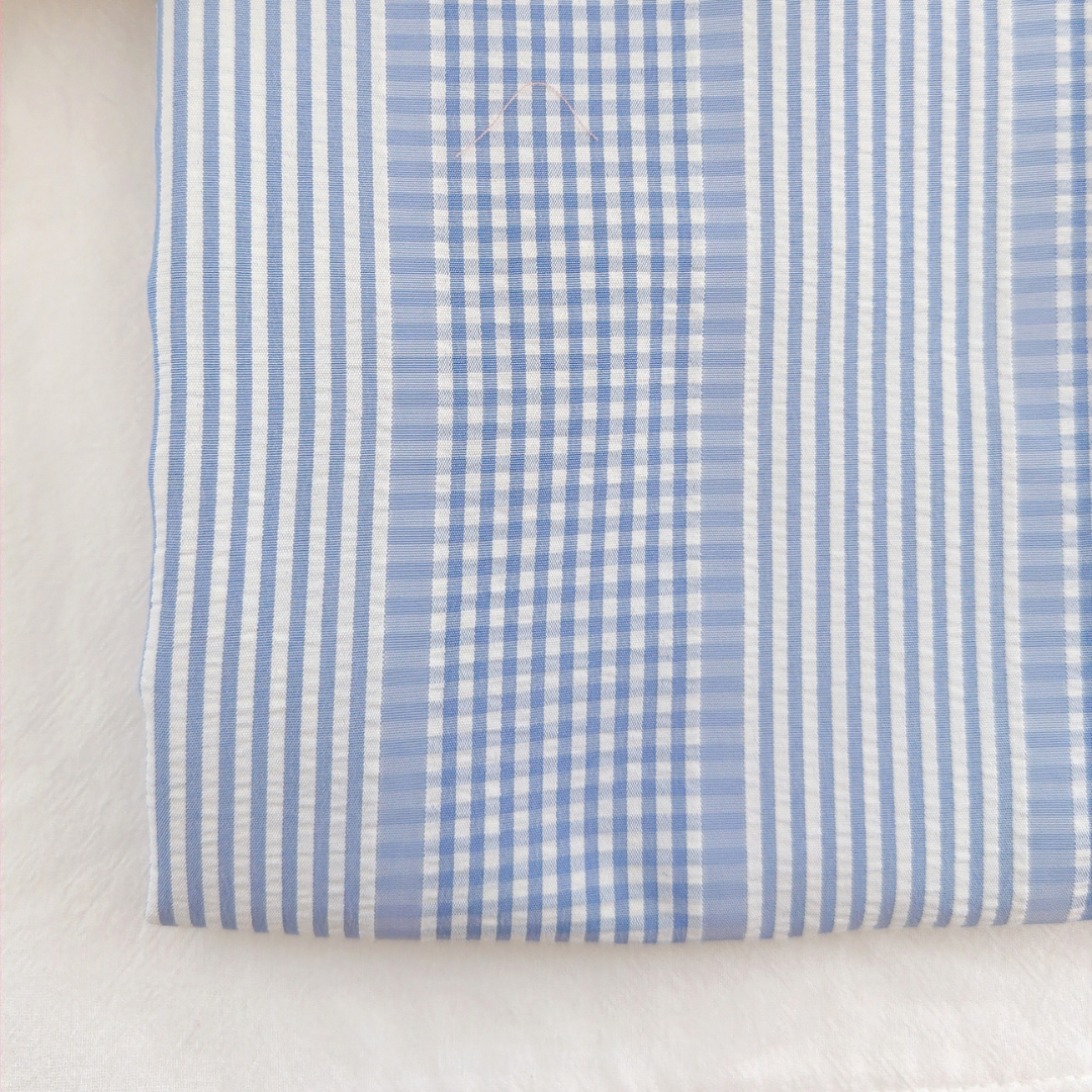 【即納】daily check & stripe / チェック / ストライプ / ポリエステル［PO026］